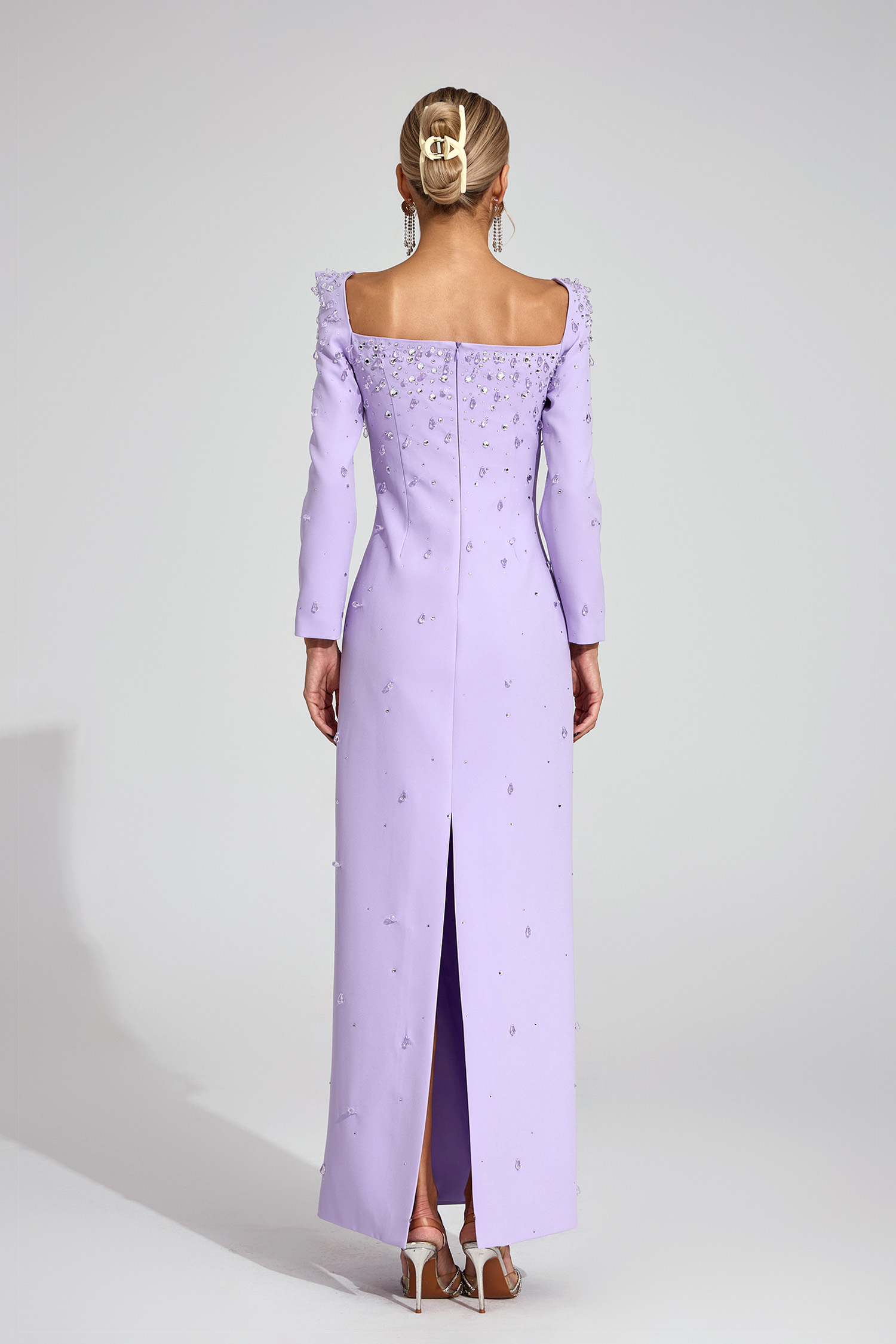 Tarn Purple Diamond Maxi Dress