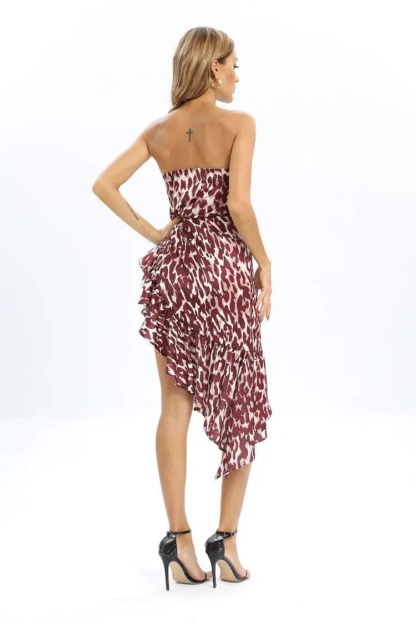 Rosalind Floral Printed Rushed Midi Dress