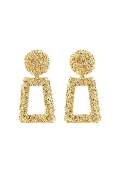Canna Door Knocker Earrings