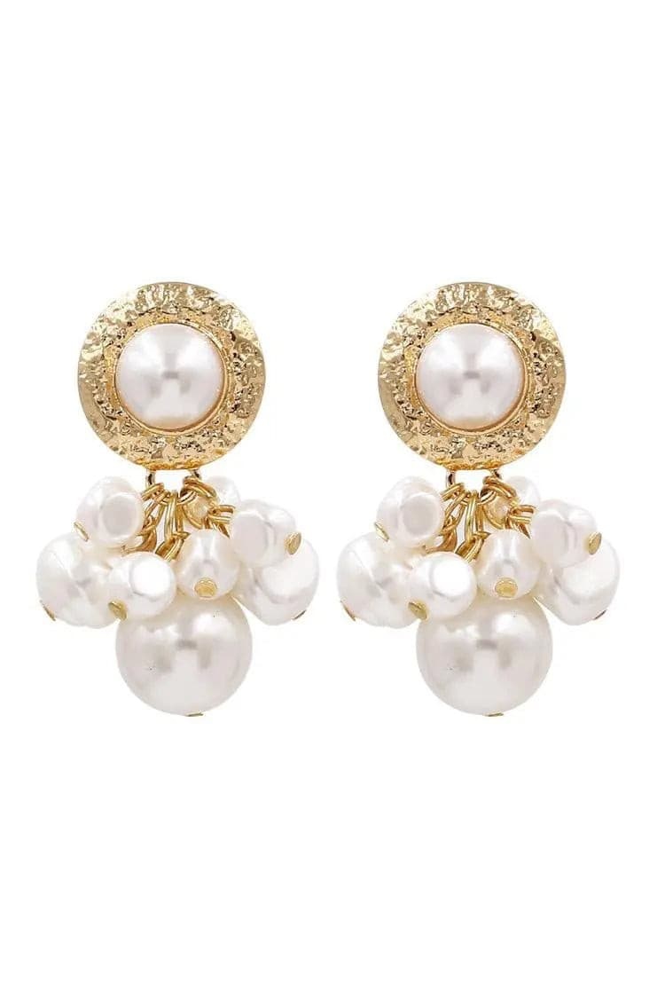 Amaryllis Pearl Detail Earrings