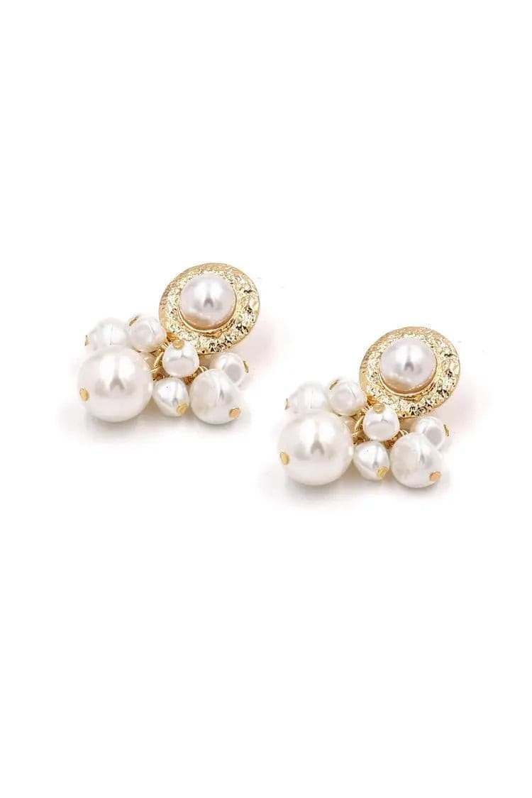 Amaryllis Pearl Detail Earrings