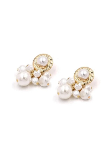 Amaryllis Pearl Detail Earrings