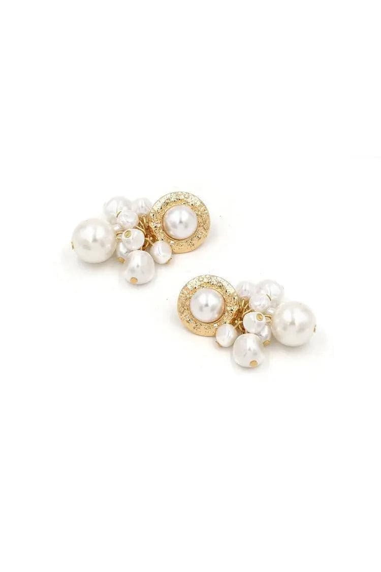 Amaryllis Pearl Detail Earrings