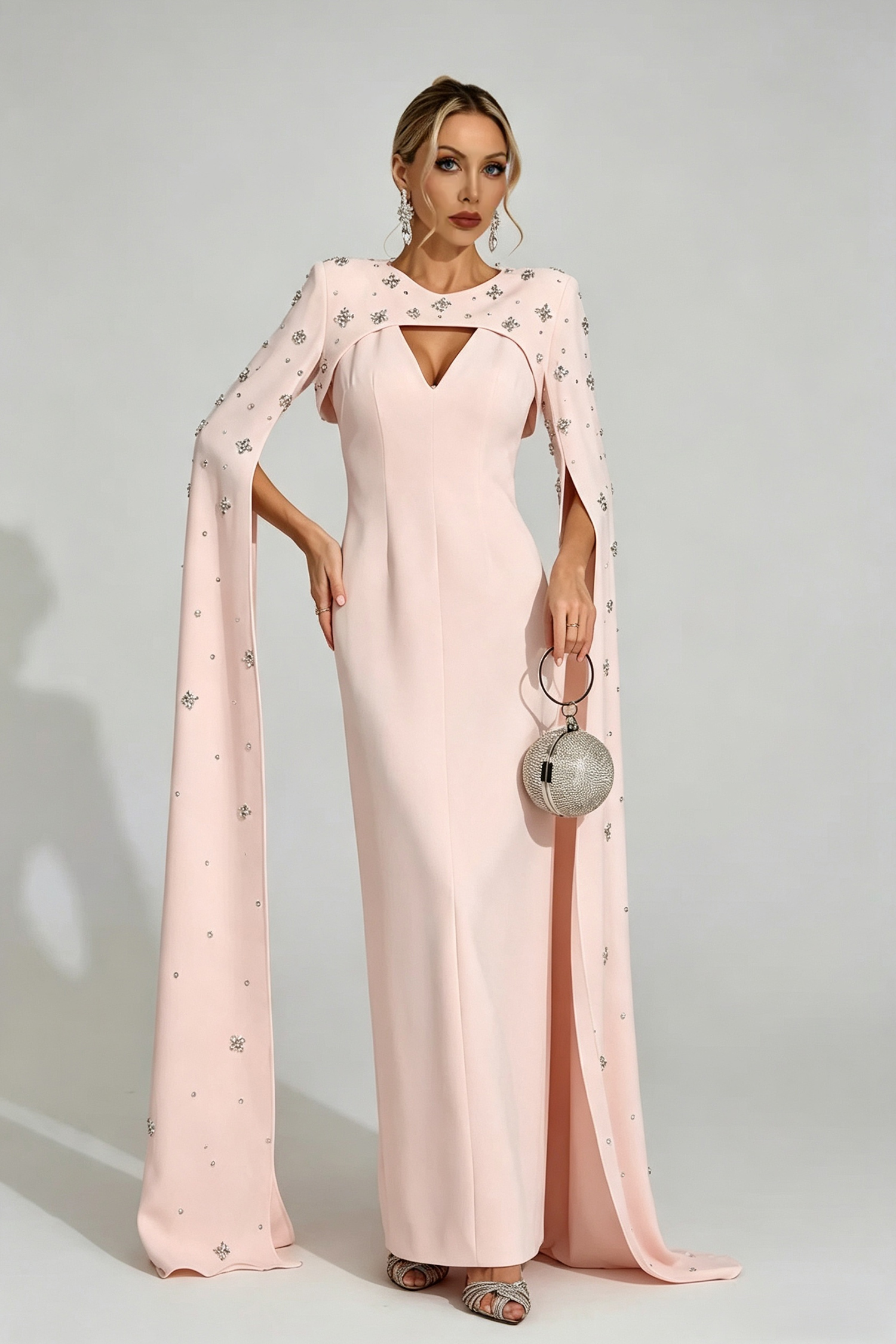 Coomb Pink Diamond Maxi Dress