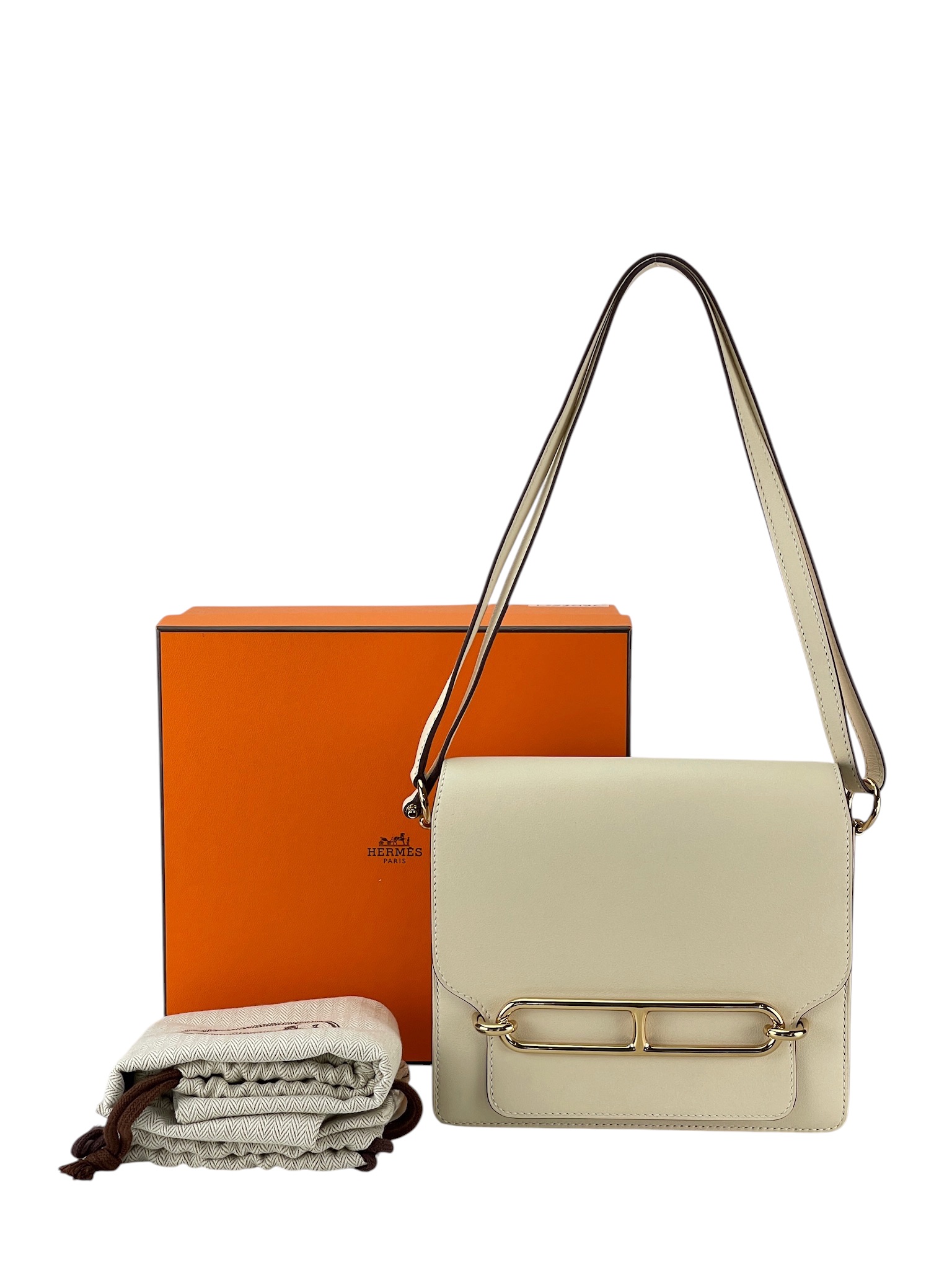 HERMES - Roulis Mini Nata Evercolor Gold Hardware