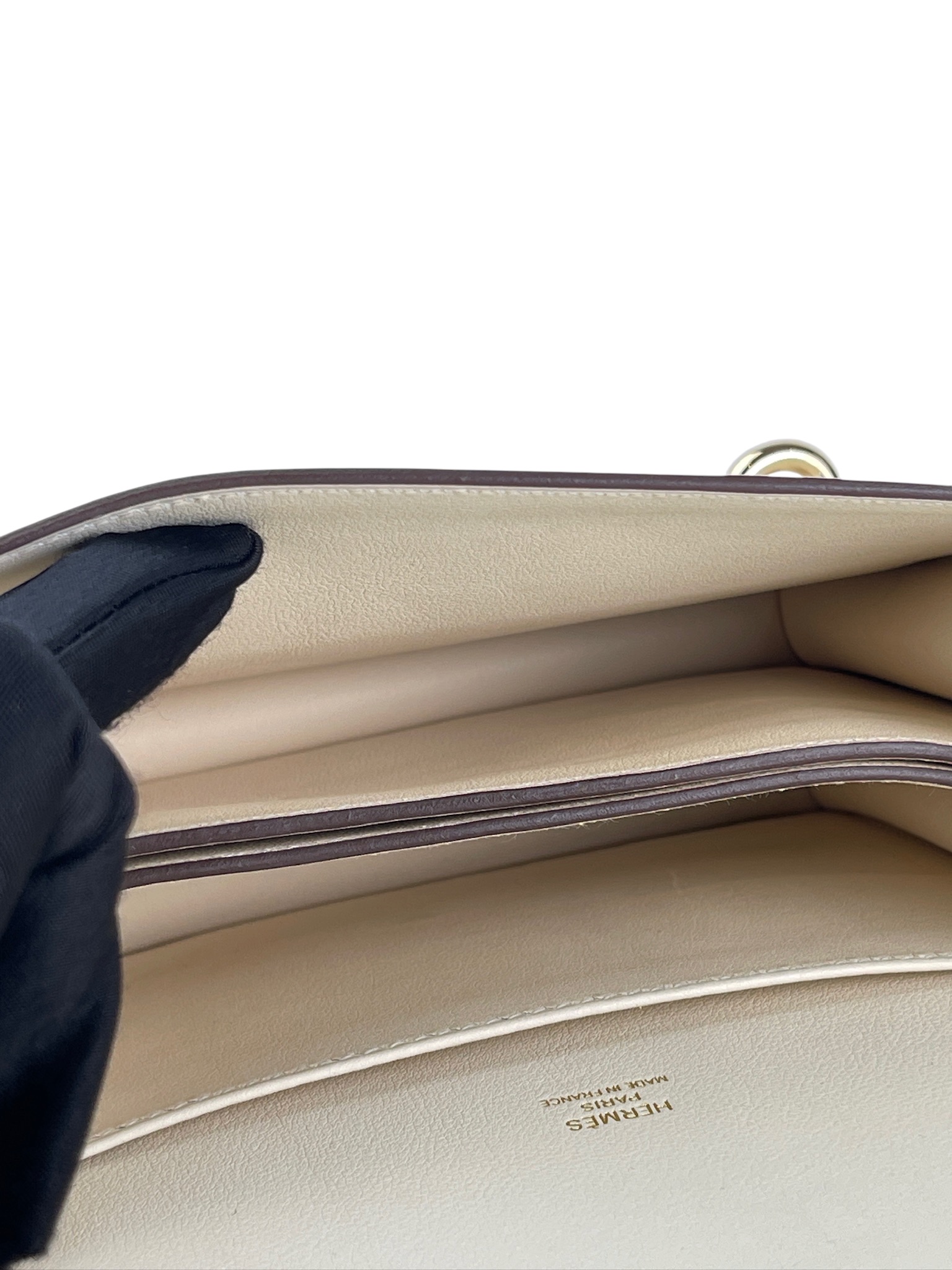 HERMES - Roulis Mini Nata Evercolor Gold Hardware