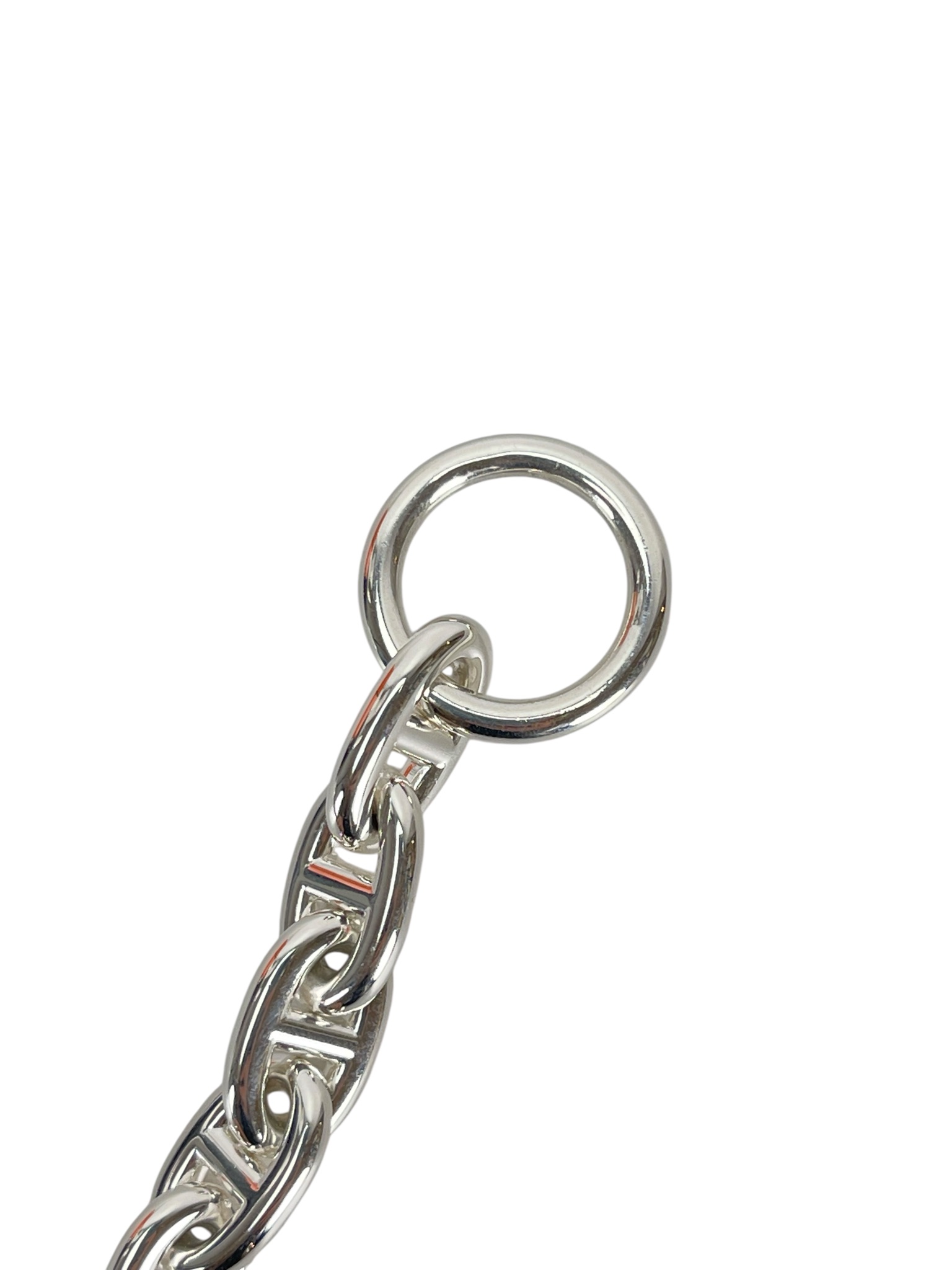 HERMES - Chaine d'ancre Bracelet Medium Model 12 links SILVER AG925
