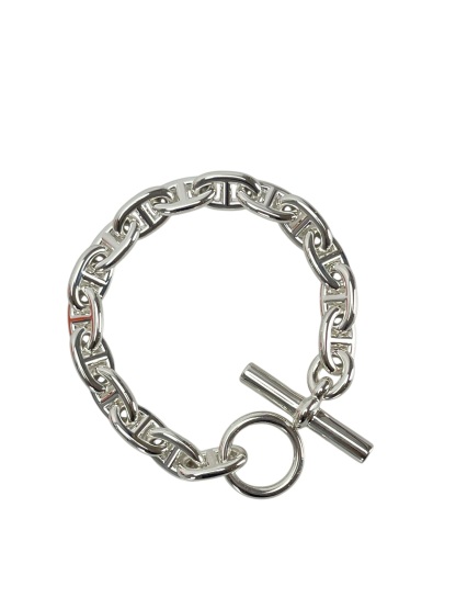 HERMES - Chaine d'ancre Bracelet Medium Model 12 links SILVER AG925