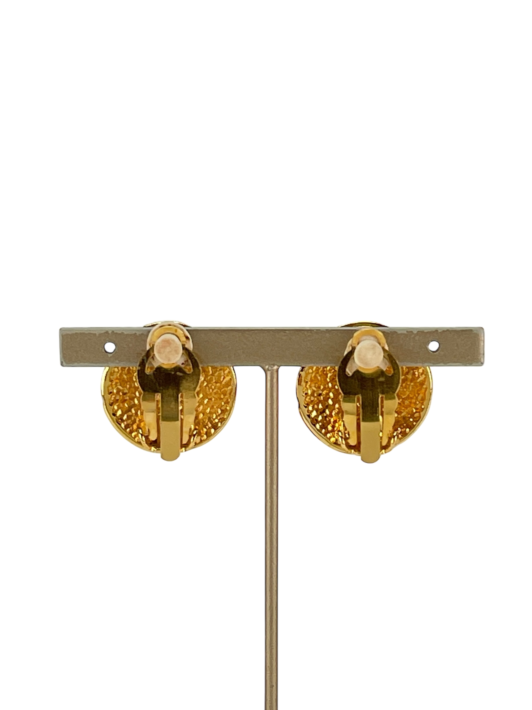CHANEL - 95A Gold Coco Mark Earrings