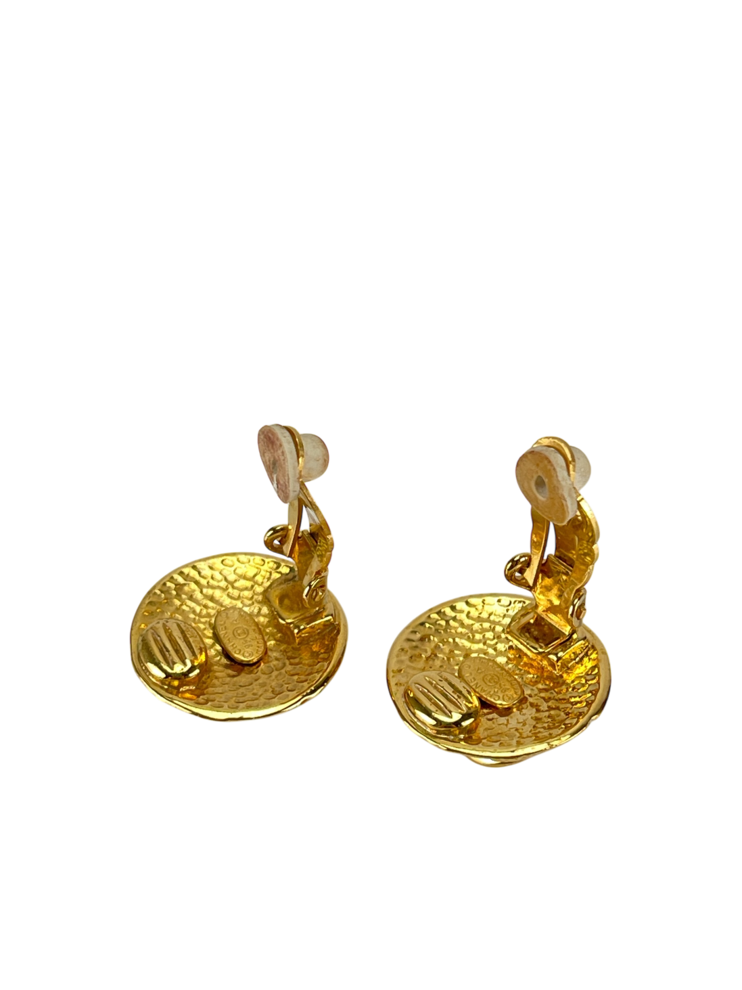 CHANEL - 95A Gold Coco Mark Earrings