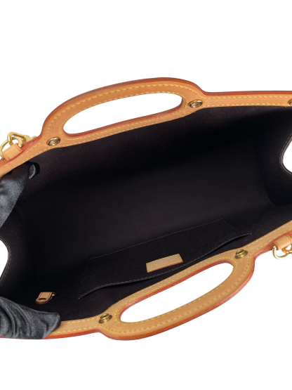 LOUIS VUITTON - Red Patent Leather Vernis Roxbury Shoulder Bag