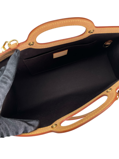 LOUIS VUITTON - Red Patent Leather Vernis Roxbury Shoulder Bag