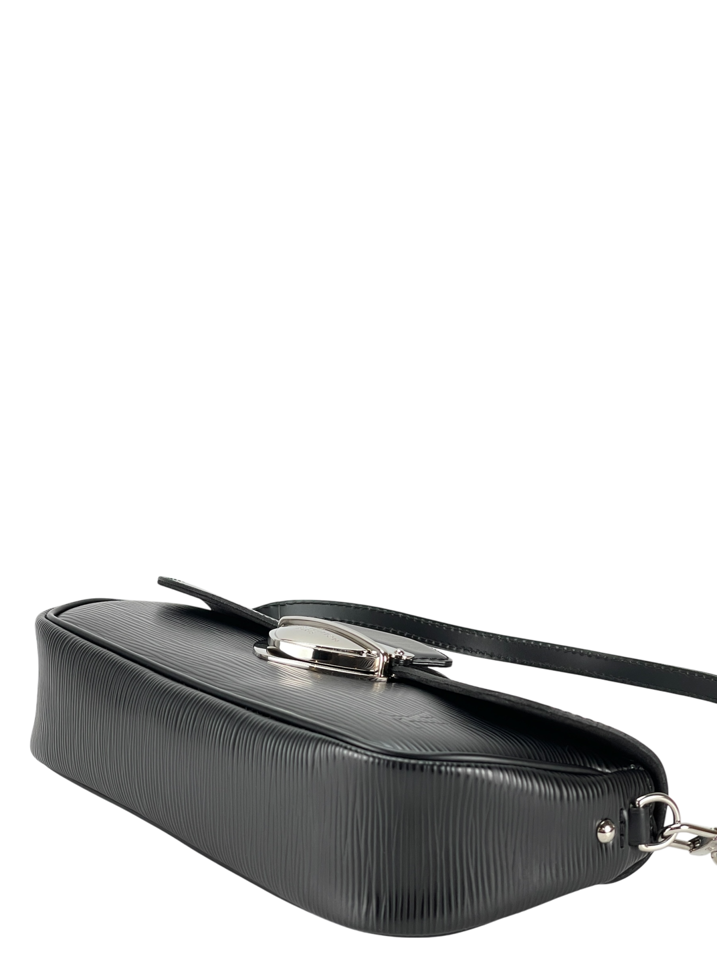 LOUIS VUITTON - Black Epi Montaigne Clutch Bag