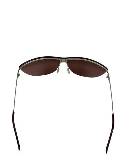 CHANEL - Dark Red  Metal Sunglasses