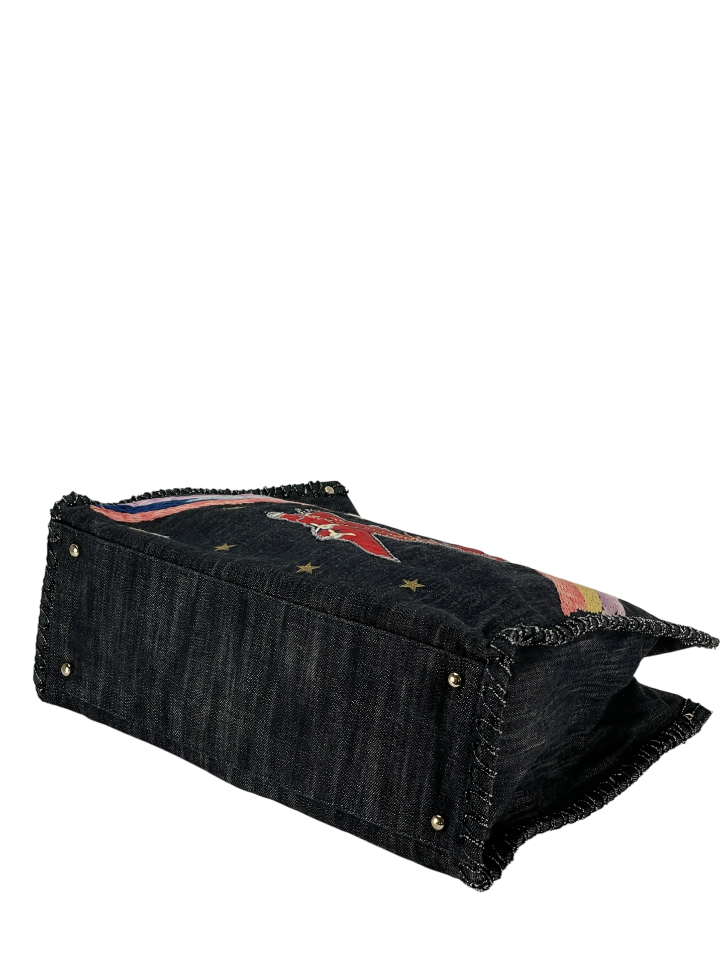 CHANEL - Night Flight Denim Chain Tote Bag
