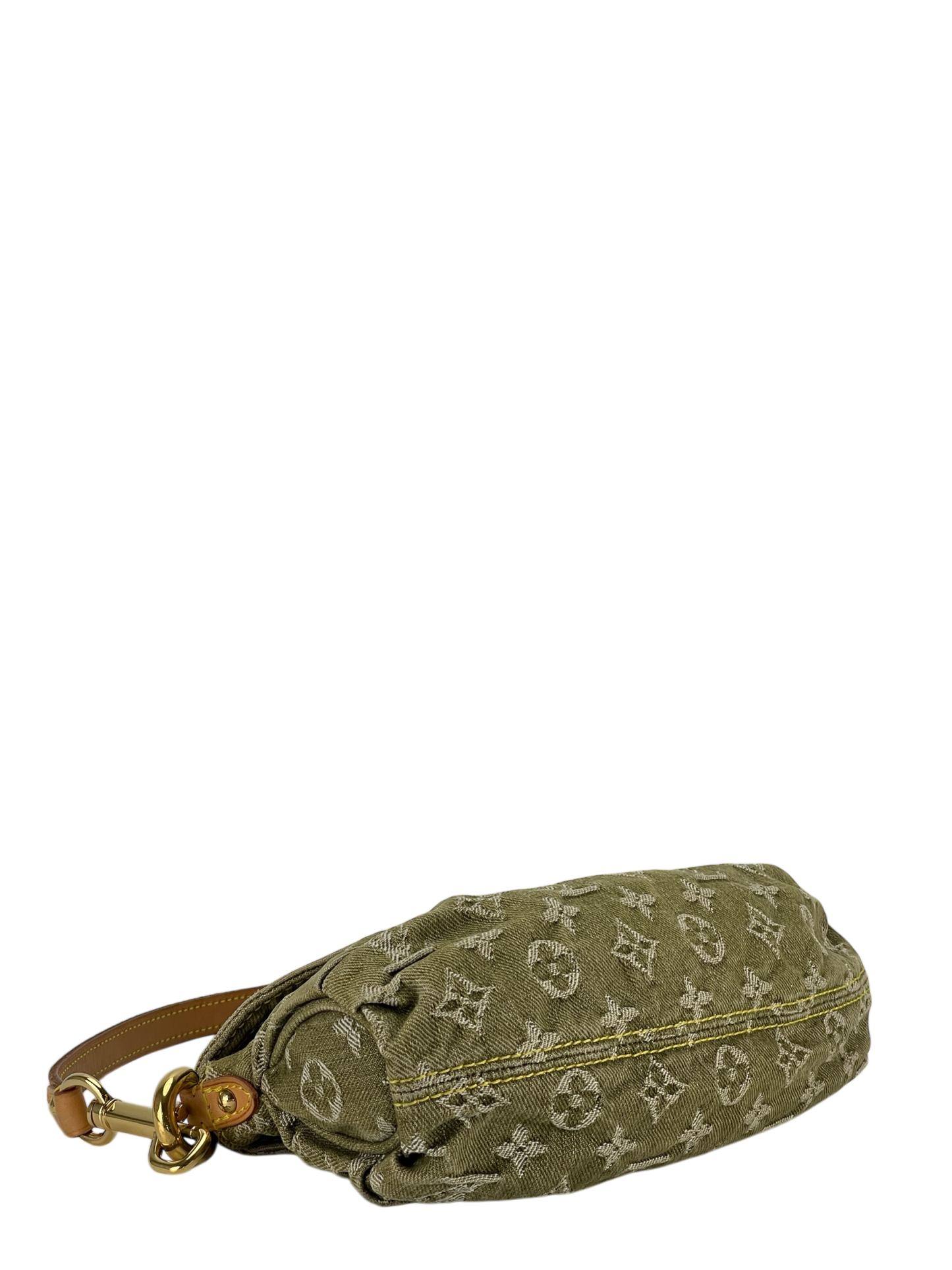 LOUIS VUITTON - Green Mini Pleaty Monogram Denim