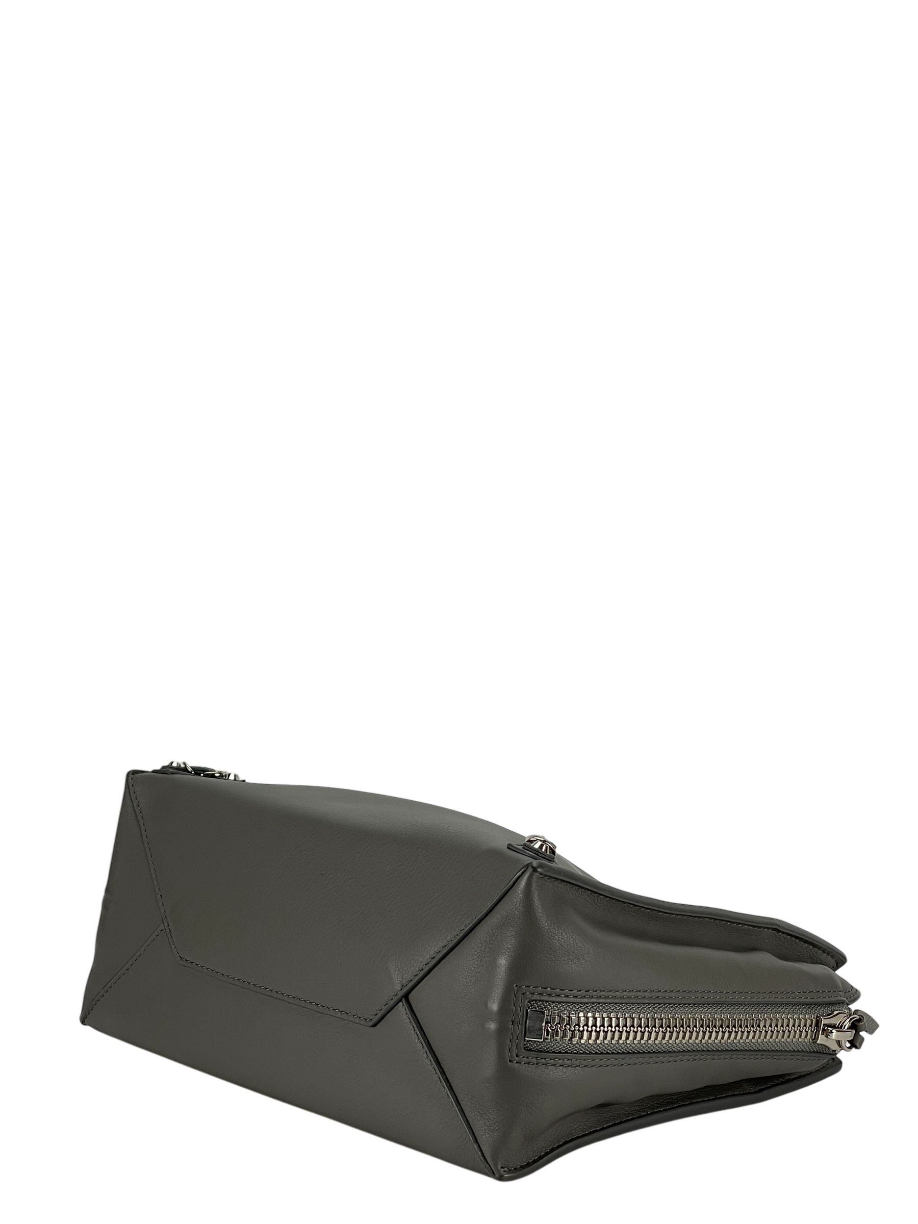 BALENCIAGA - Grey Papier A6 Zip Around 2way Handbag