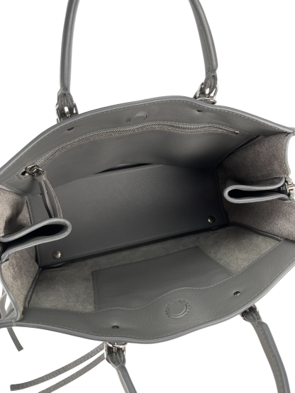 BALENCIAGA - Grey Papier A6 Zip Around 2way Handbag