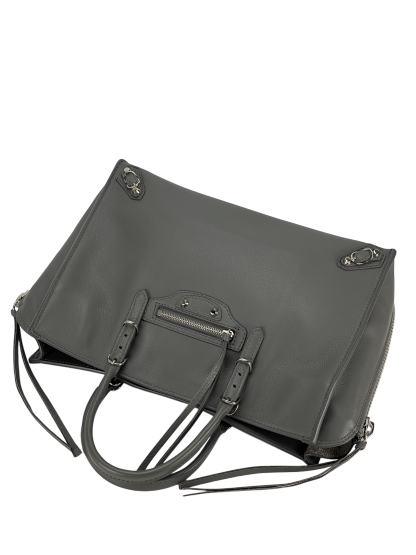 BALENCIAGA - Grey Papier A6 Zip Around 2way Handbag