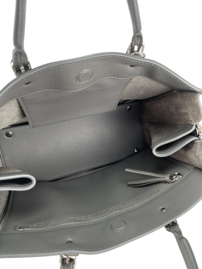 BALENCIAGA - Grey Papier A6 Zip Around 2way Handbag