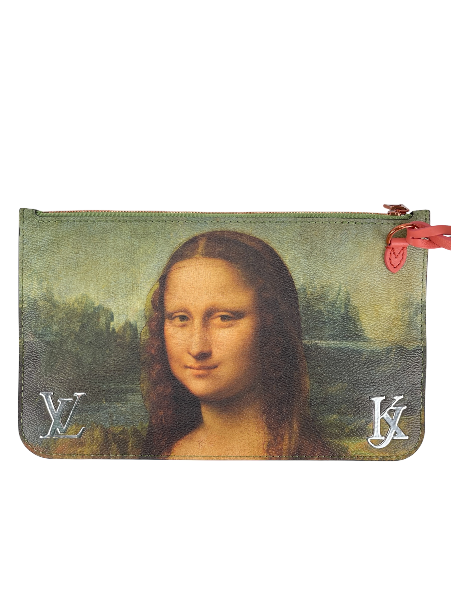 LOUIS VUITTON - Mona Lisa Pink Canvas Neverfull Tote Bag