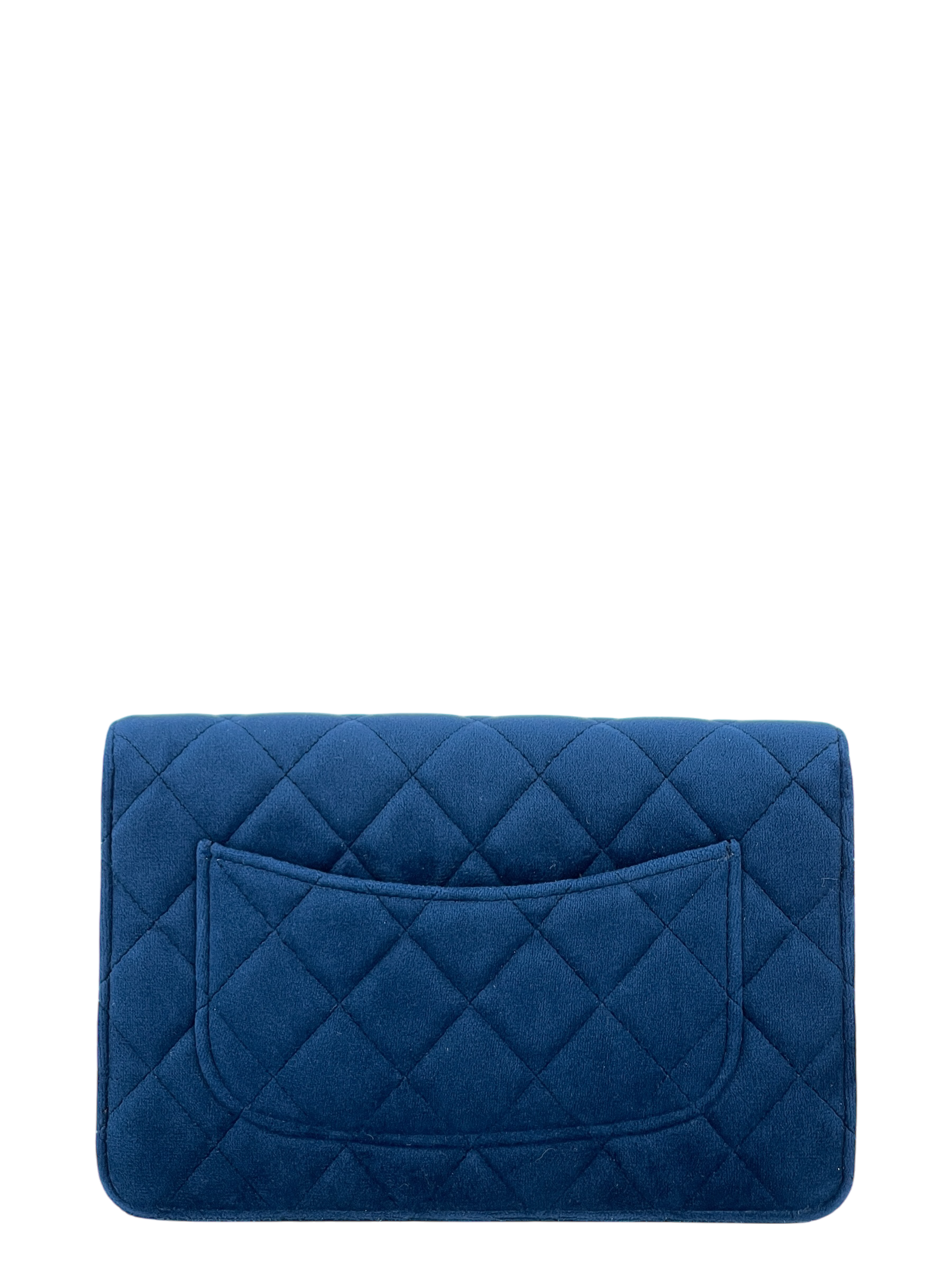 CHANEL -  2.55 Blue Velvet Reissue Quilted Flap Bag
