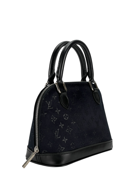 LOUIS VUITTON - Little Alma M92146 Mini Handbag Monogram Satin Noir