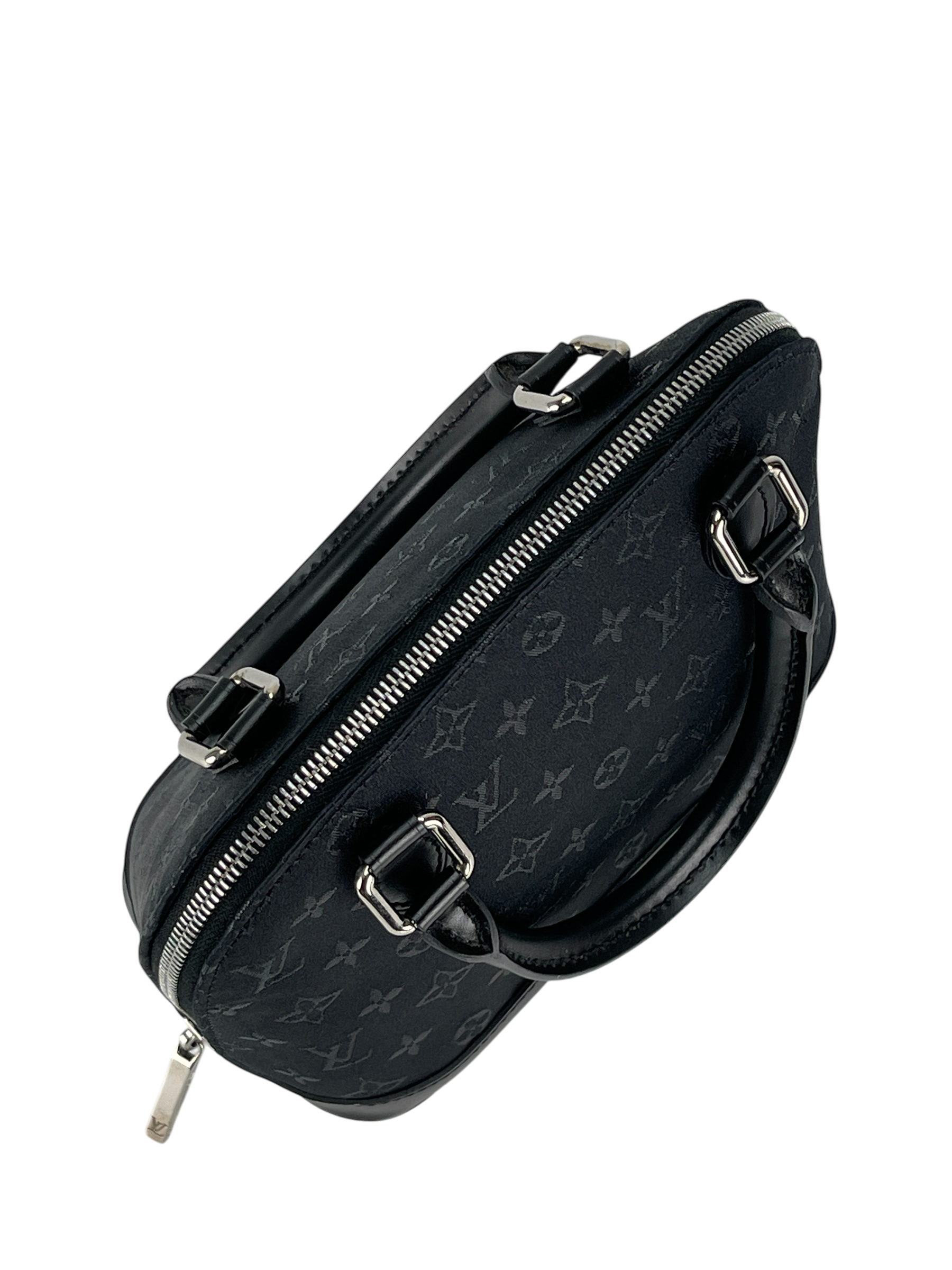 LOUIS VUITTON - Little Alma M92146 Mini Handbag Monogram Satin Noir