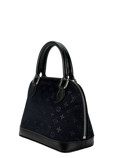 LOUIS VUITTON - Little Alma M92146 Mini Handbag Monogram Satin Noir