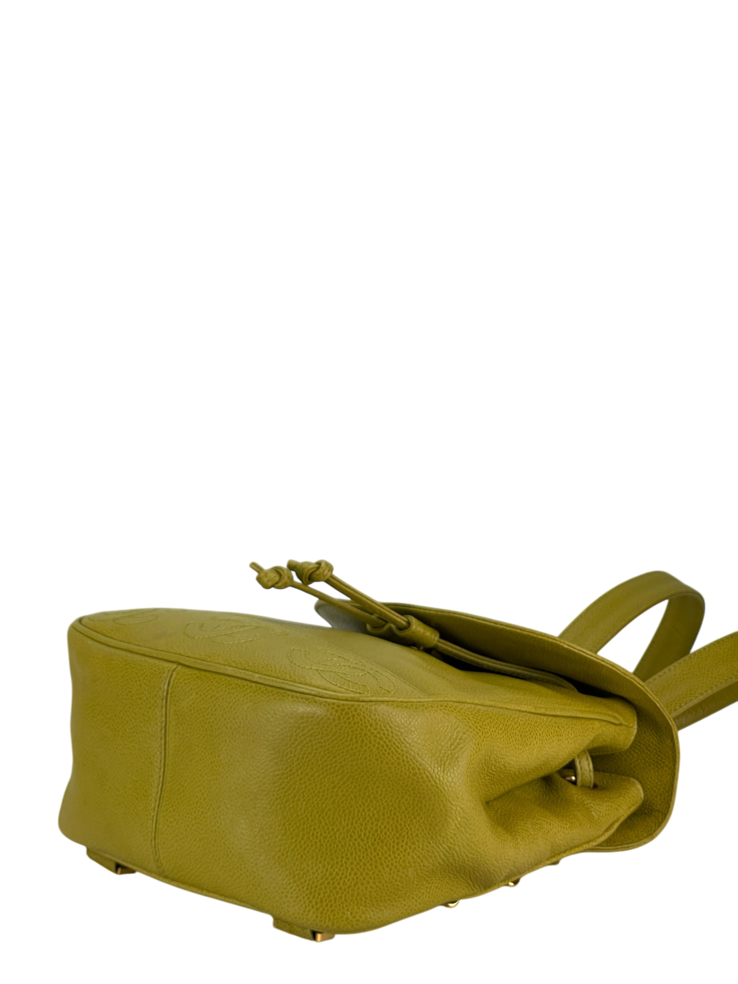 CHANEL - Green Caviar Triple CC Backpack