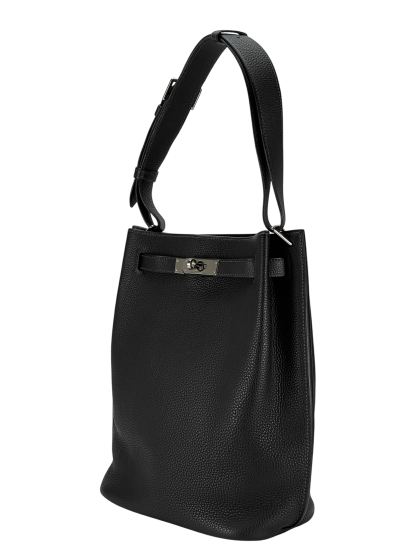 HERMES - So Kelly Shoulder Bag 3Y Togo Palladium Hardware