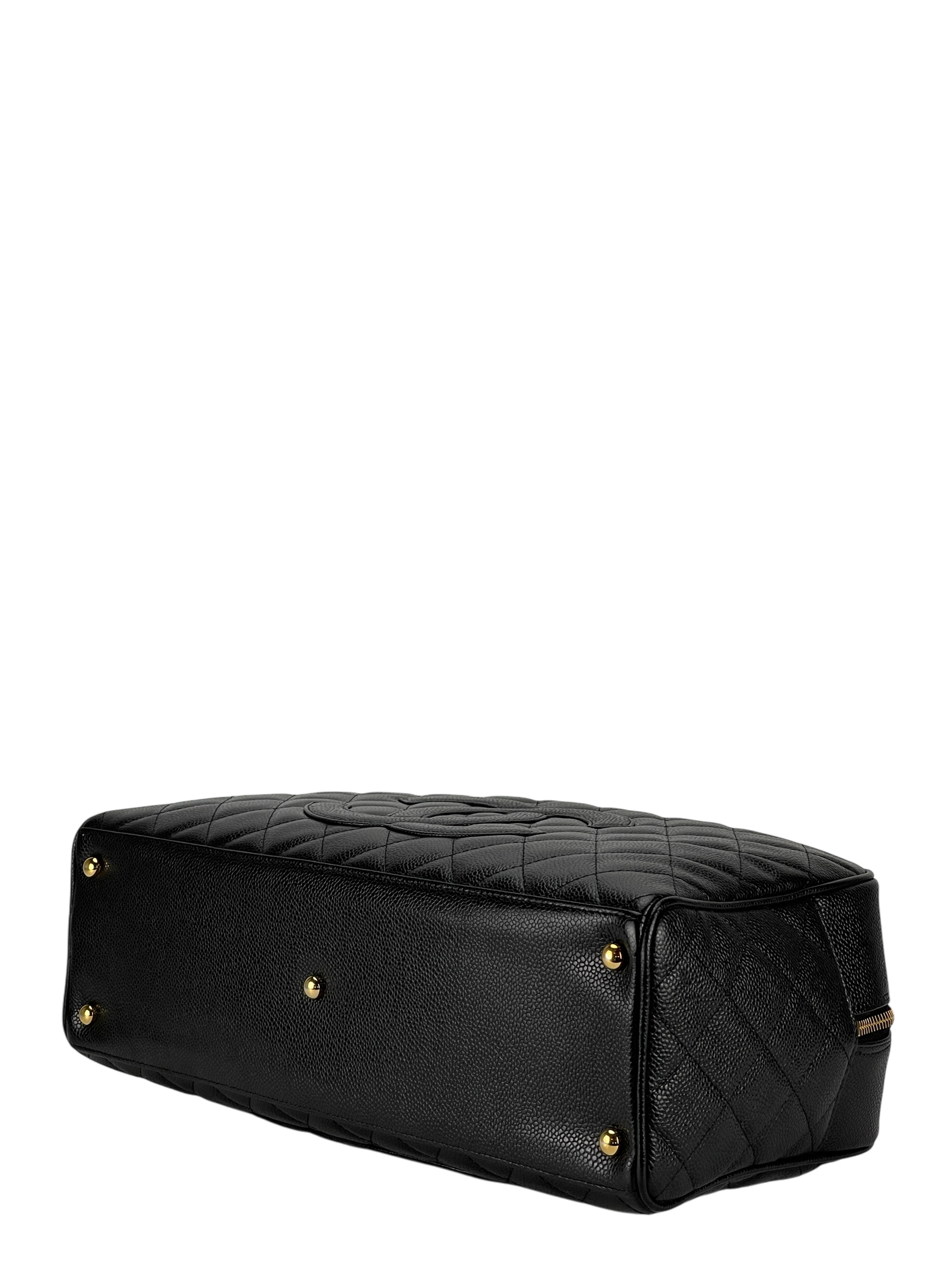 CHANEL - Black Caviar Bowling Handbag
