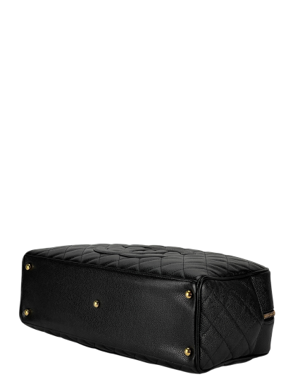 CHANEL - Black Caviar Bowling Handbag