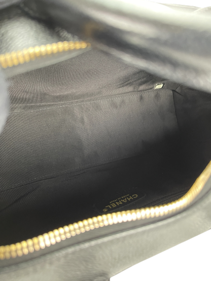 CHANEL - Black Caviar Bowling Handbag