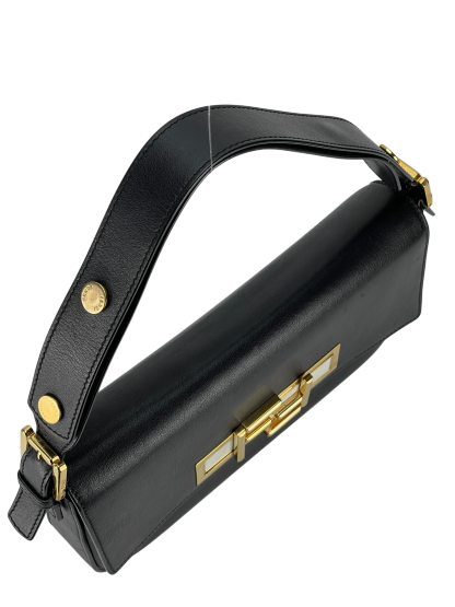 FENDI - Black Bi-color 3baguette Shoulder Bag 