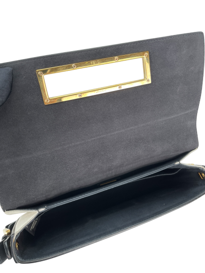 FENDI - Black Bi-color 3baguette Shoulder Bag 