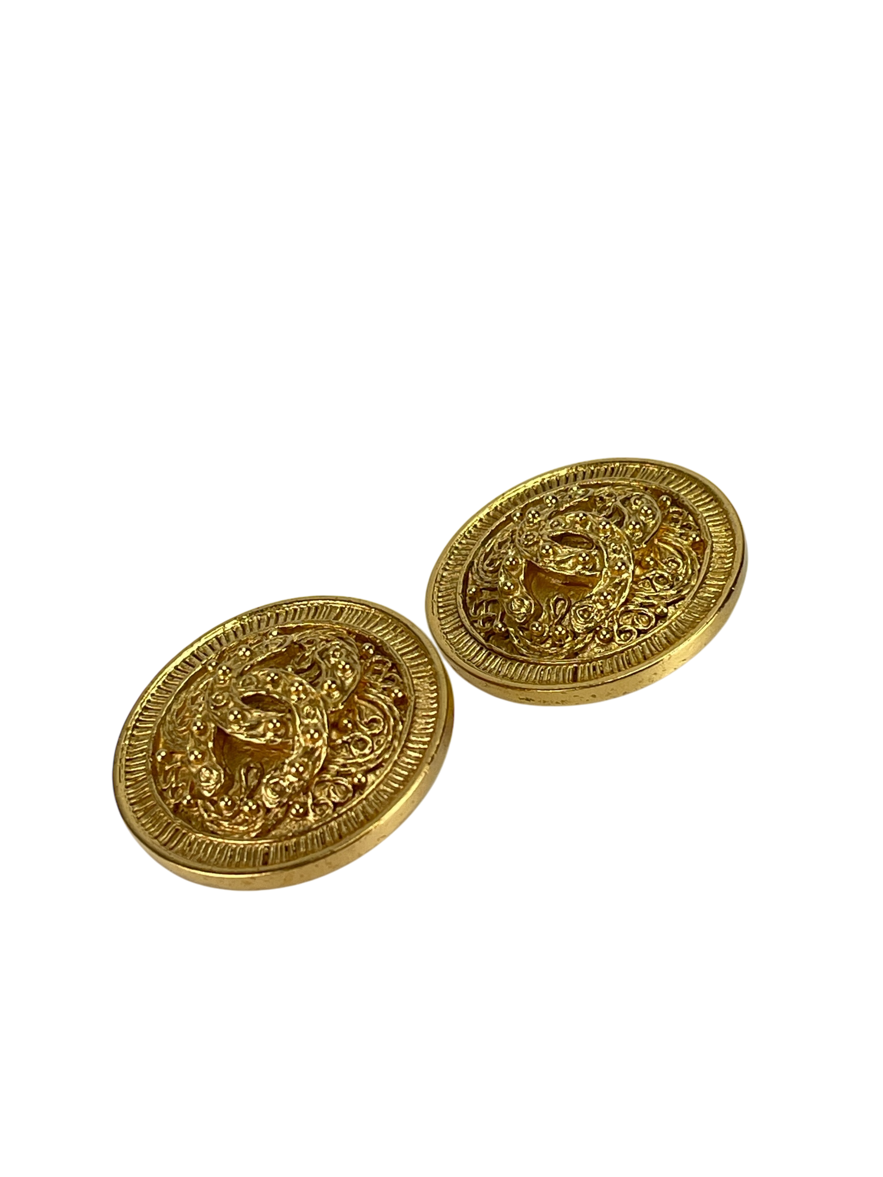 CHANEL - 94A Coco Mark Brooch Earrings