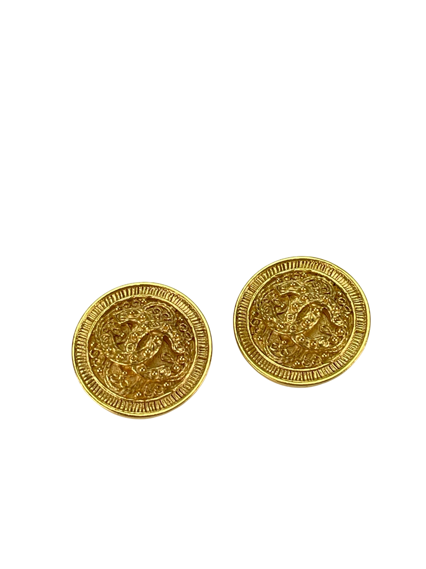 CHANEL - 94A Coco Mark Brooch Earrings