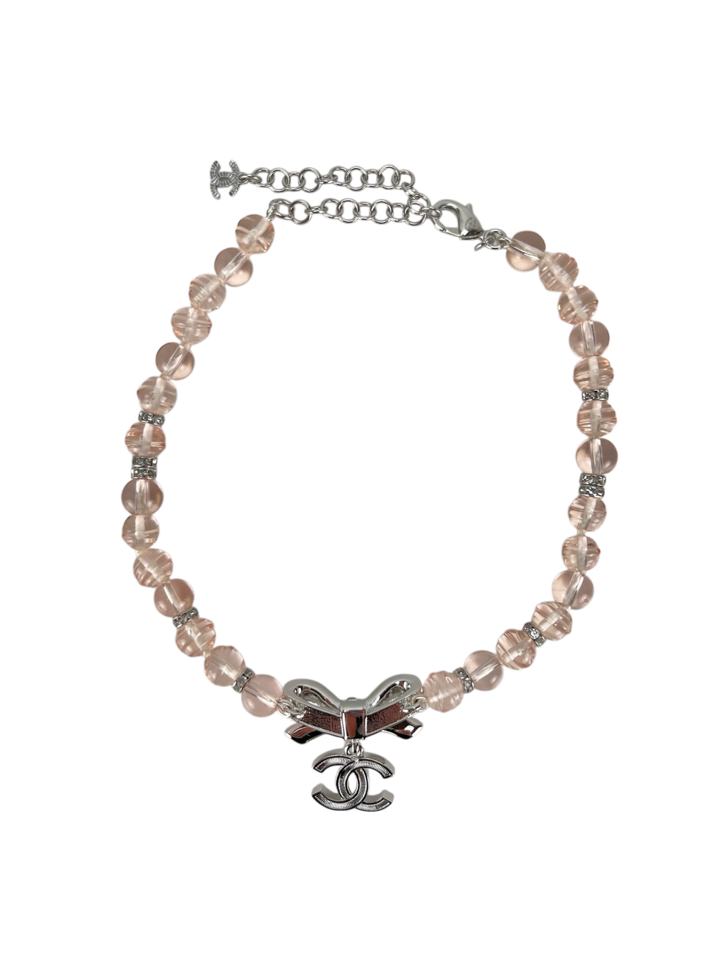 CHANEL nacklace coco mark ribbon ココマーク CHANEL nacklace coco mark ribbon ココマーク CHANEL Necklace