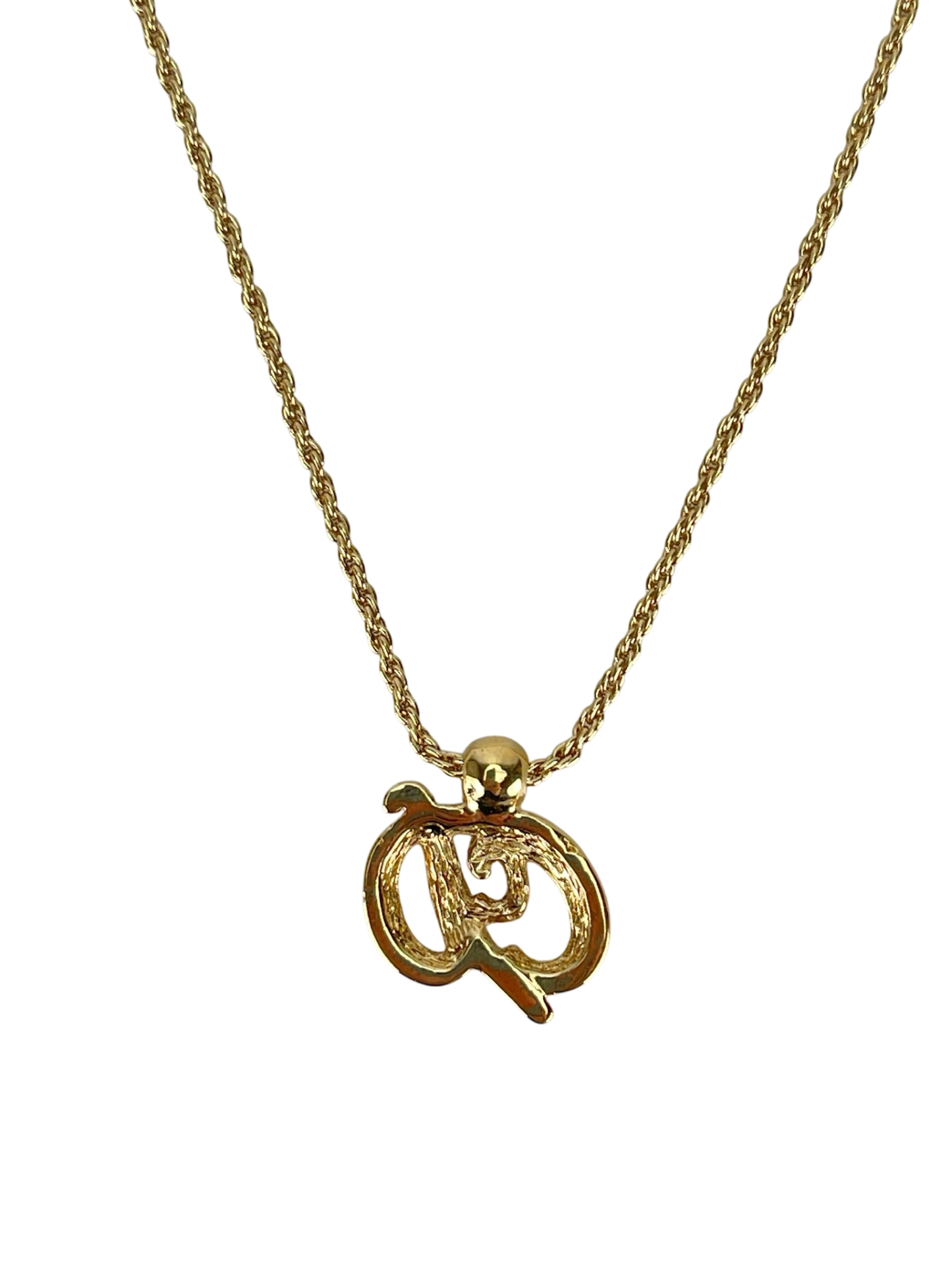 CHRISTIAN DIOR - Gold Sparkling Jewels Necklace