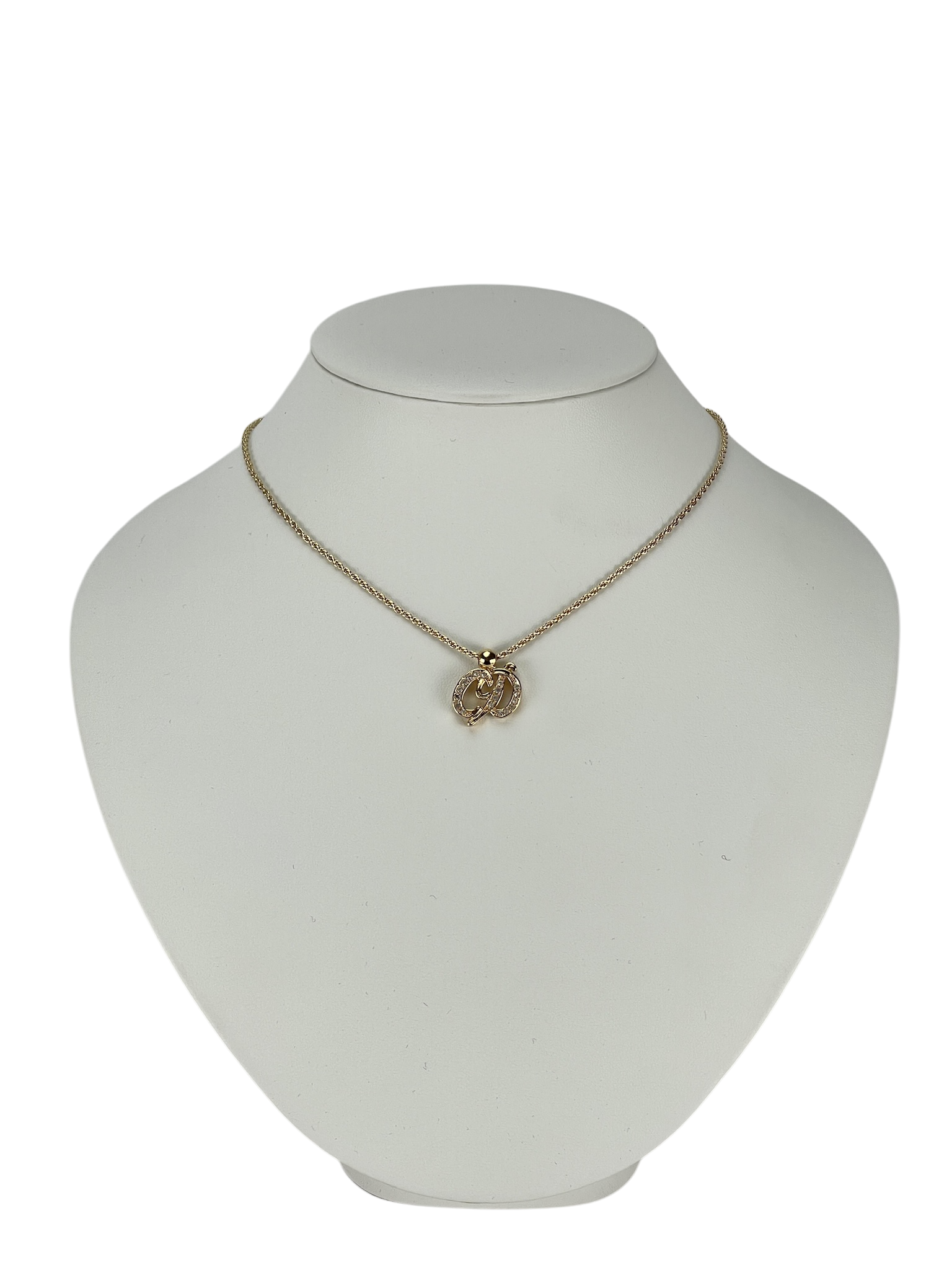 CHRISTIAN DIOR - Gold Sparkling Jewels Necklace