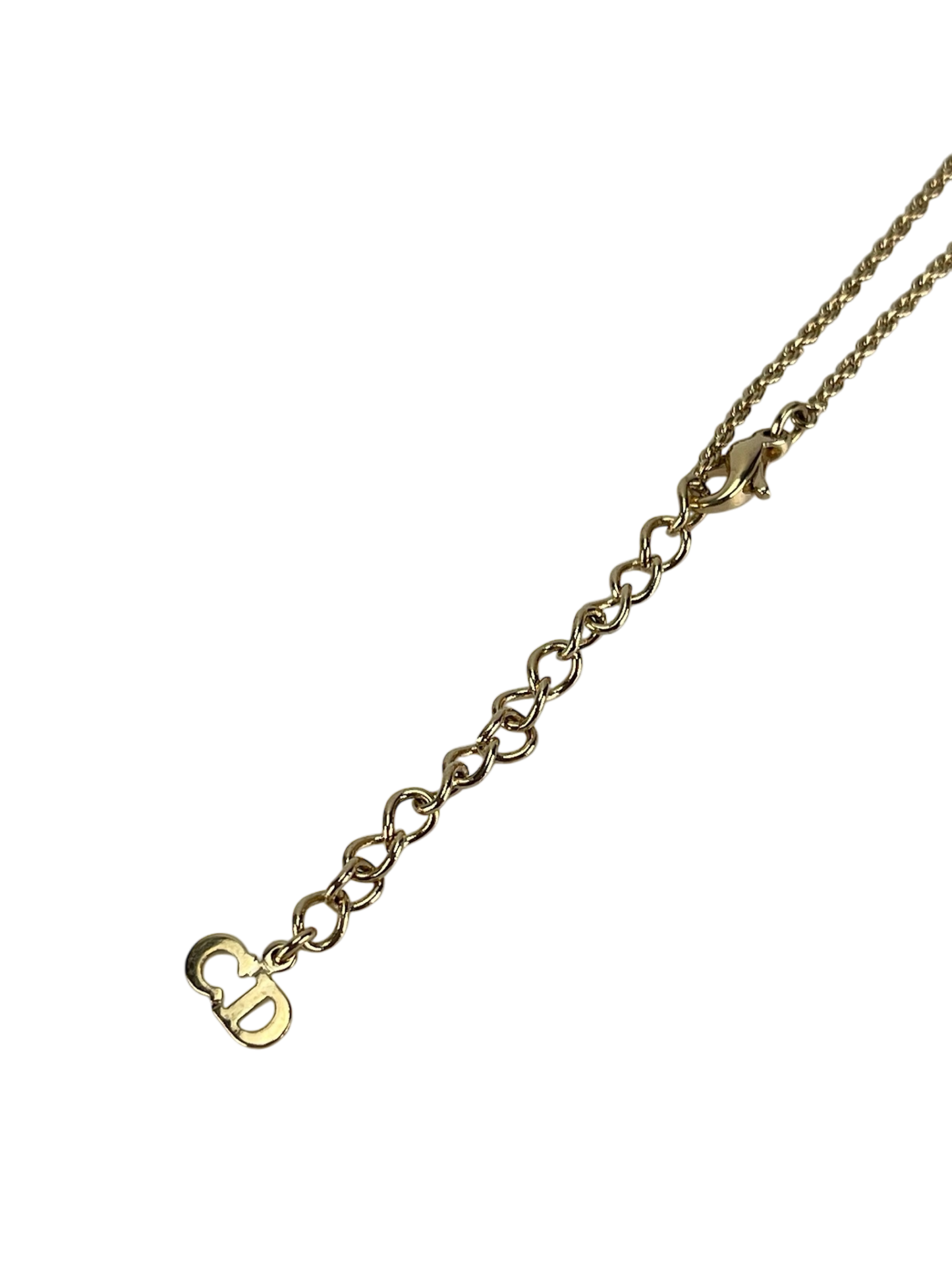 CHRISTIAN DIOR - Gold Sparkling Jewels Necklace