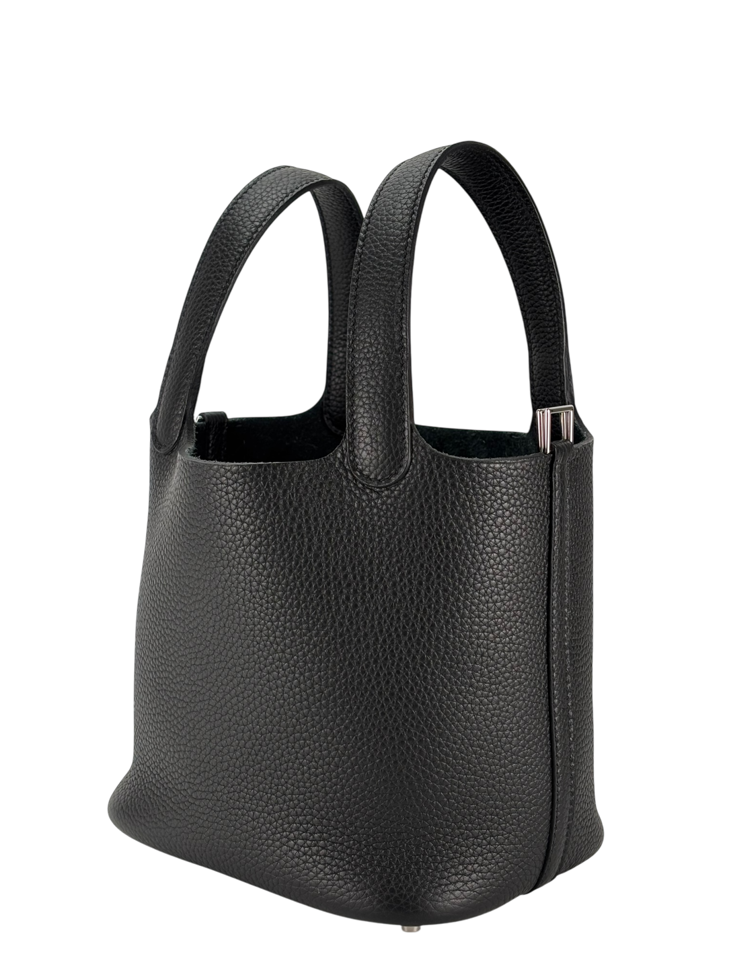 HERMES - Picotin PM Picotin 3Y Caban Clemence Palladium Hardware