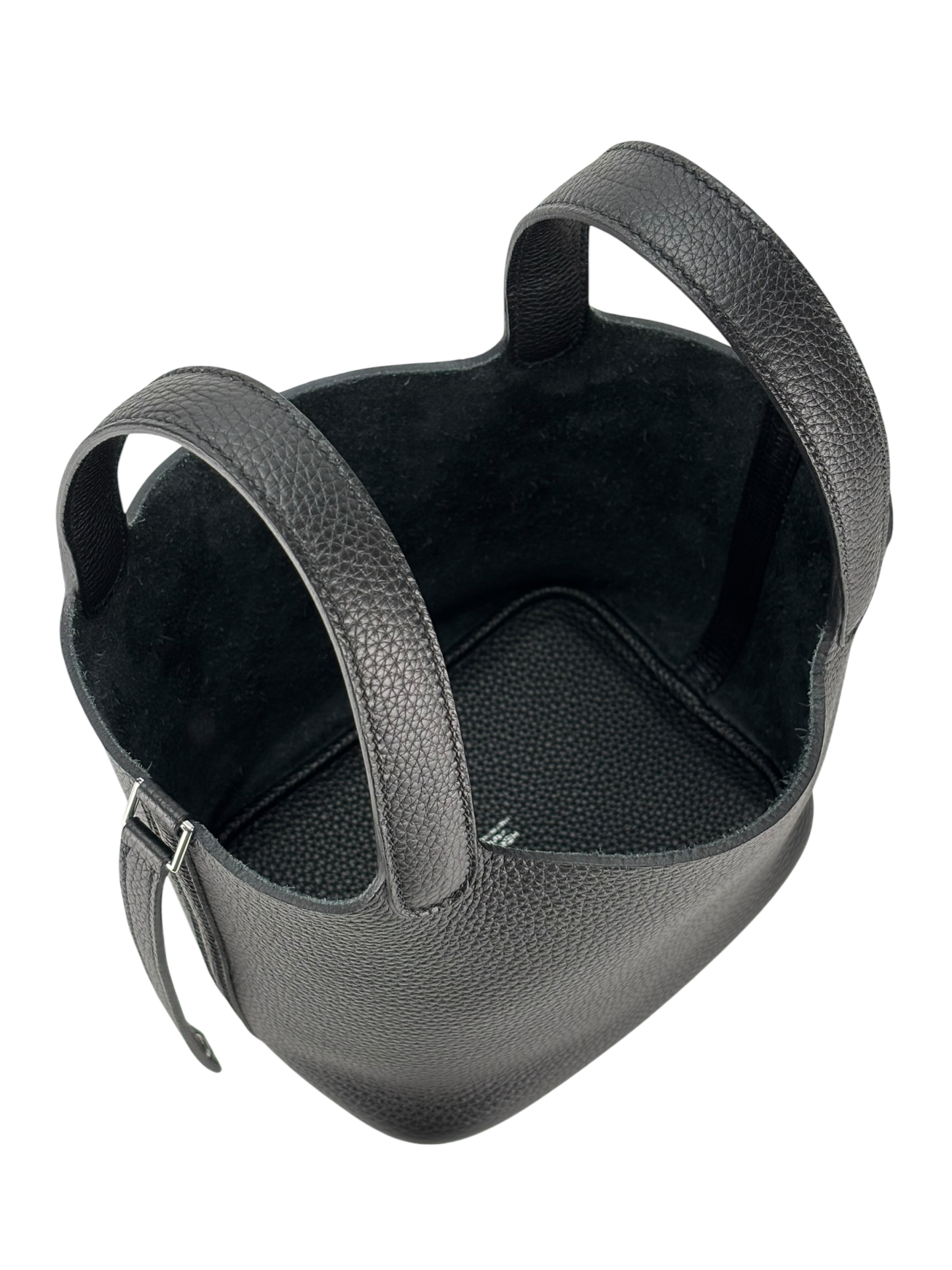 HERMES - Picotin PM Picotin 3Y Caban Clemence Palladium Hardware