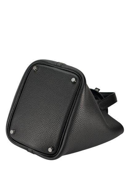 HERMES - Picotin PM Picotin 3Y Caban Clemence Palladium Hardware