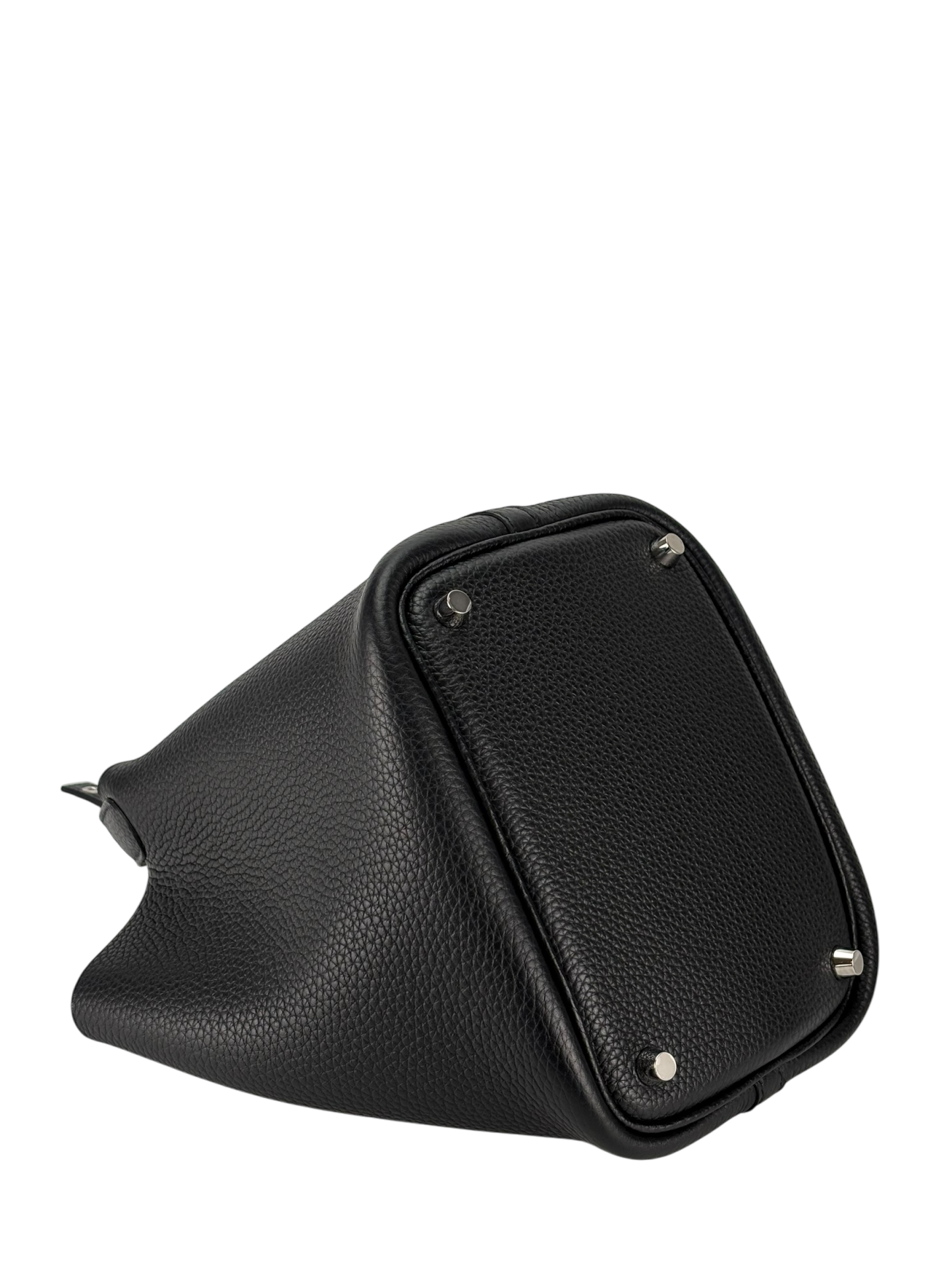 HERMES - Picotin PM Picotin 3Y Caban Clemence Palladium Hardware