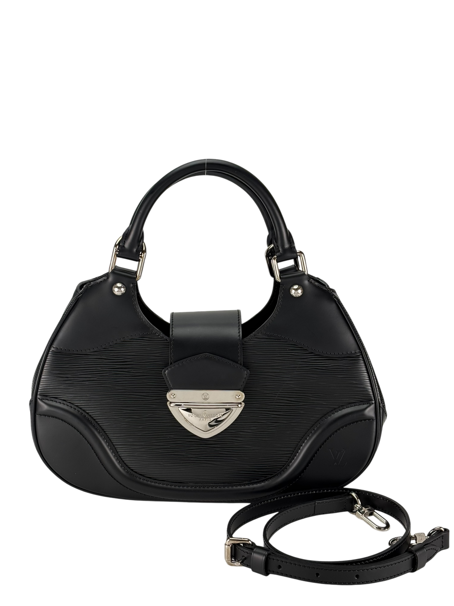 LOUIS VUITTON - Sac Montaigne M59302 Noir Black Epi Leather Handbag