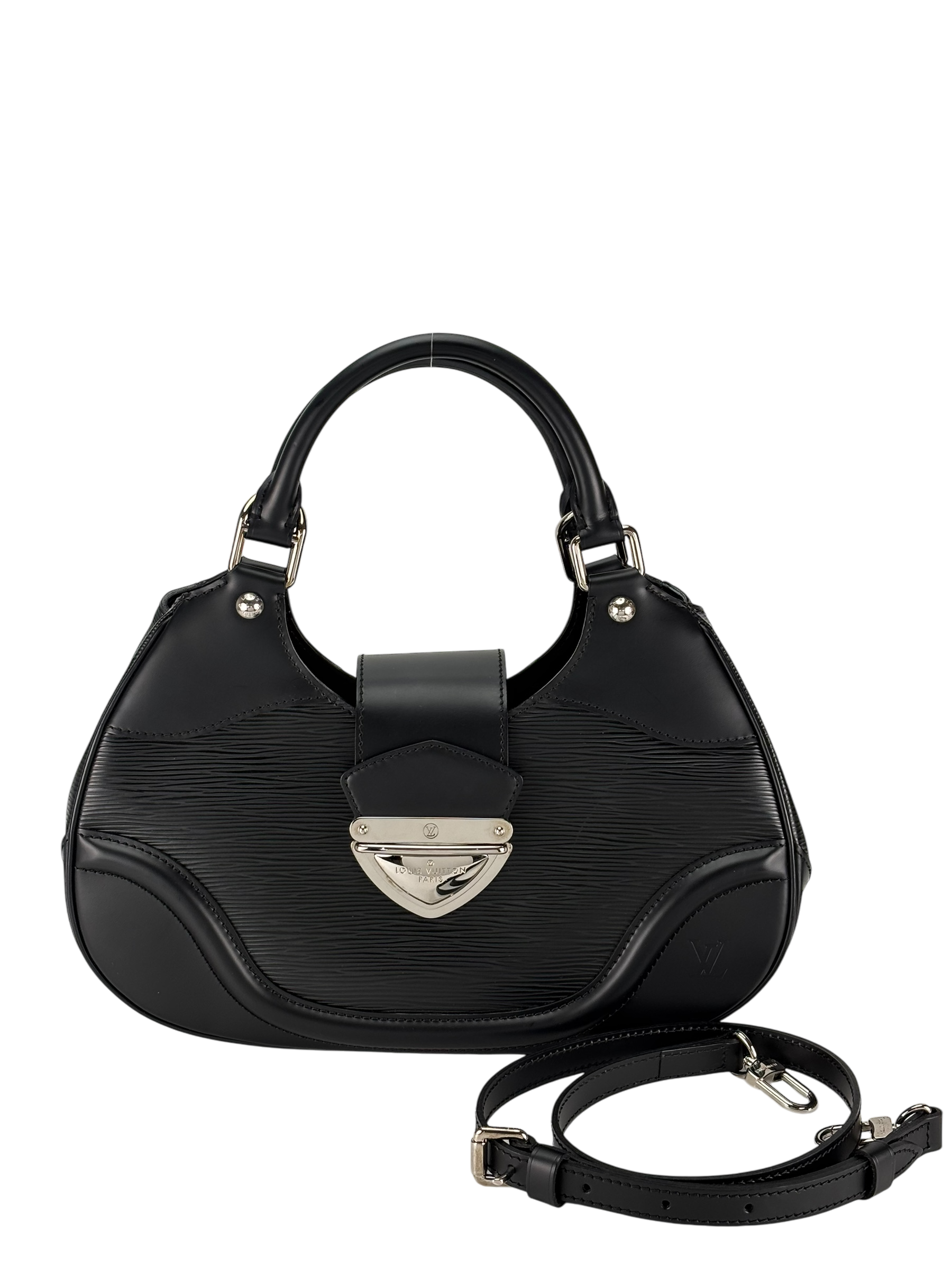 LOUIS VUITTON - Sac Montaigne M59302 Noir Black Epi Leather Handbag