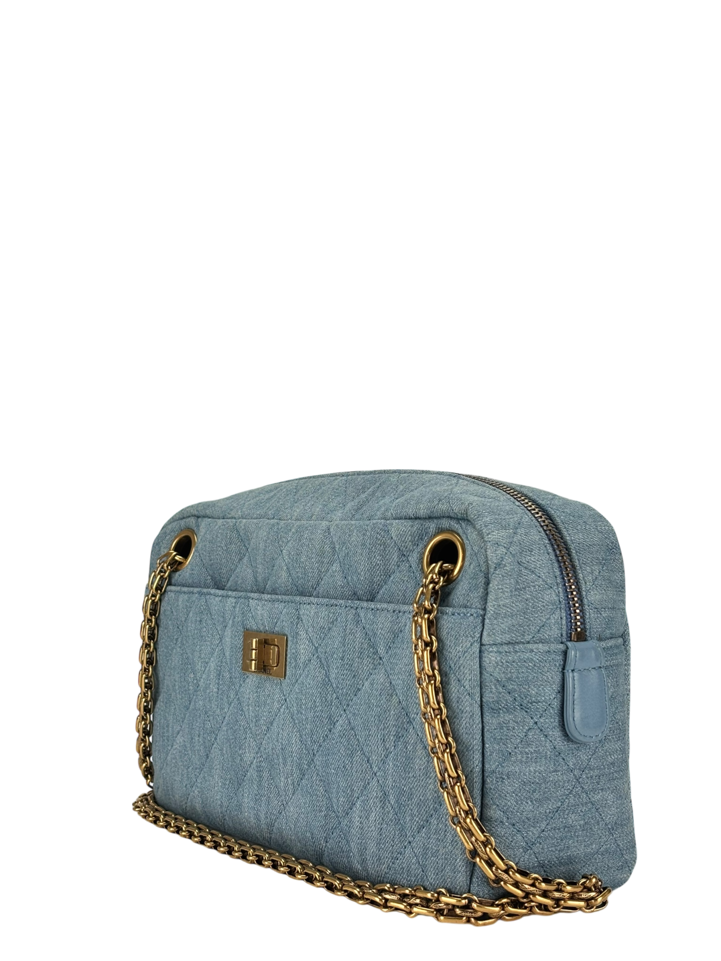CHANEL -  2.55l Denim Reissue Camera Chain Bag