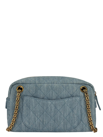 CHANEL -  2.55l Denim Reissue Camera Chain Bag